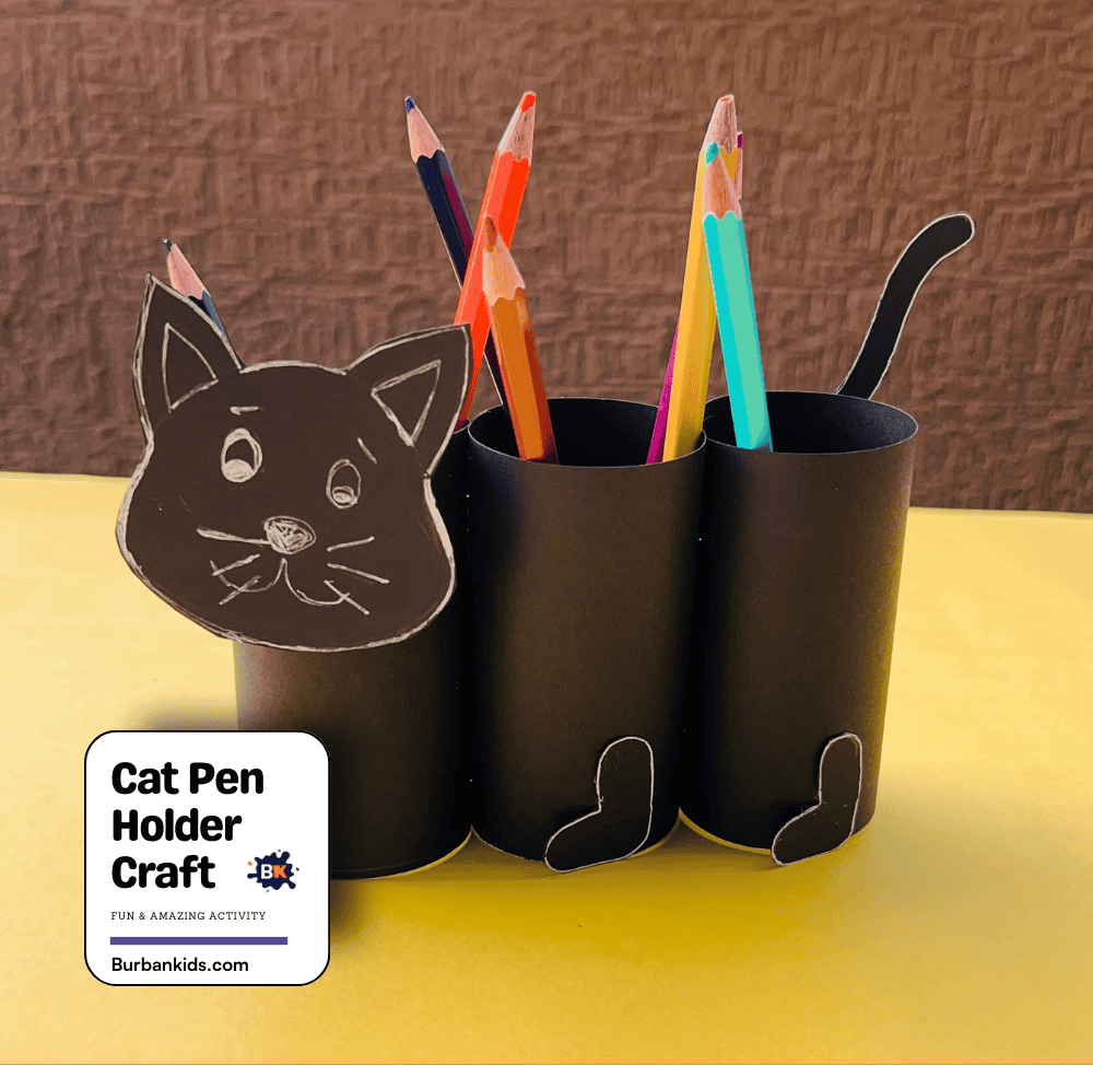 Cat Pen Holder Craft