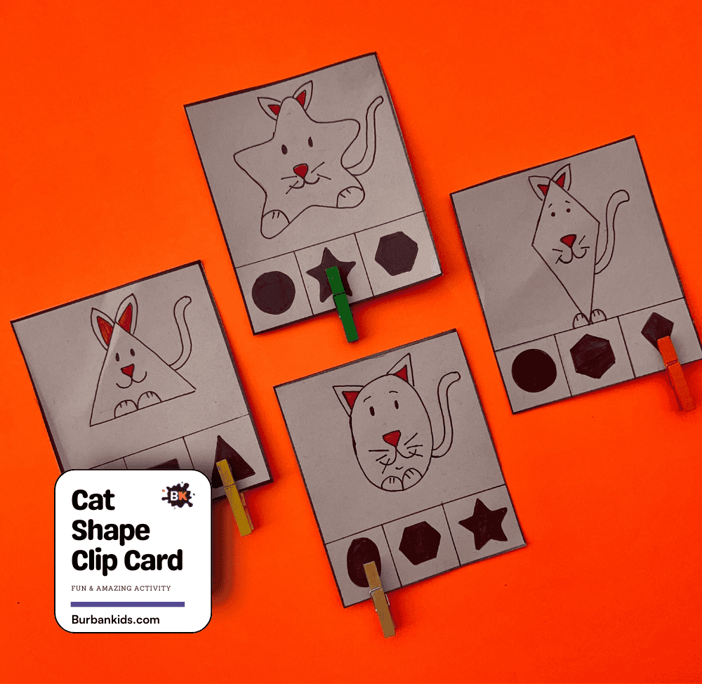 Cat Shape Clip Card