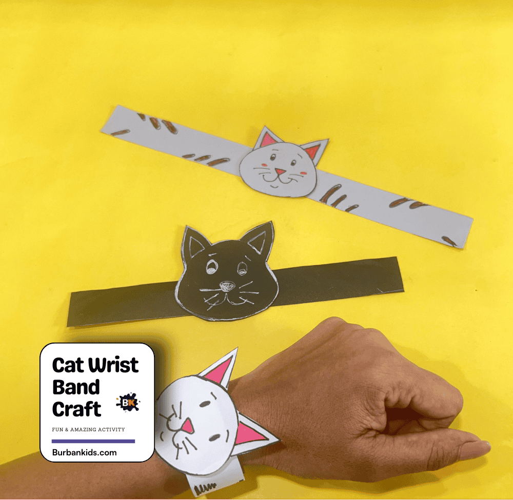 Cat Wrist Band Craft