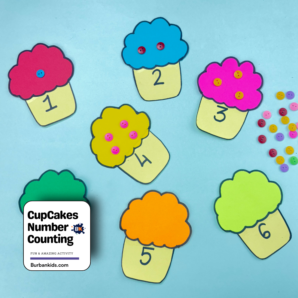 Cup Cakes Number Counting Cup Cakes Number Counting