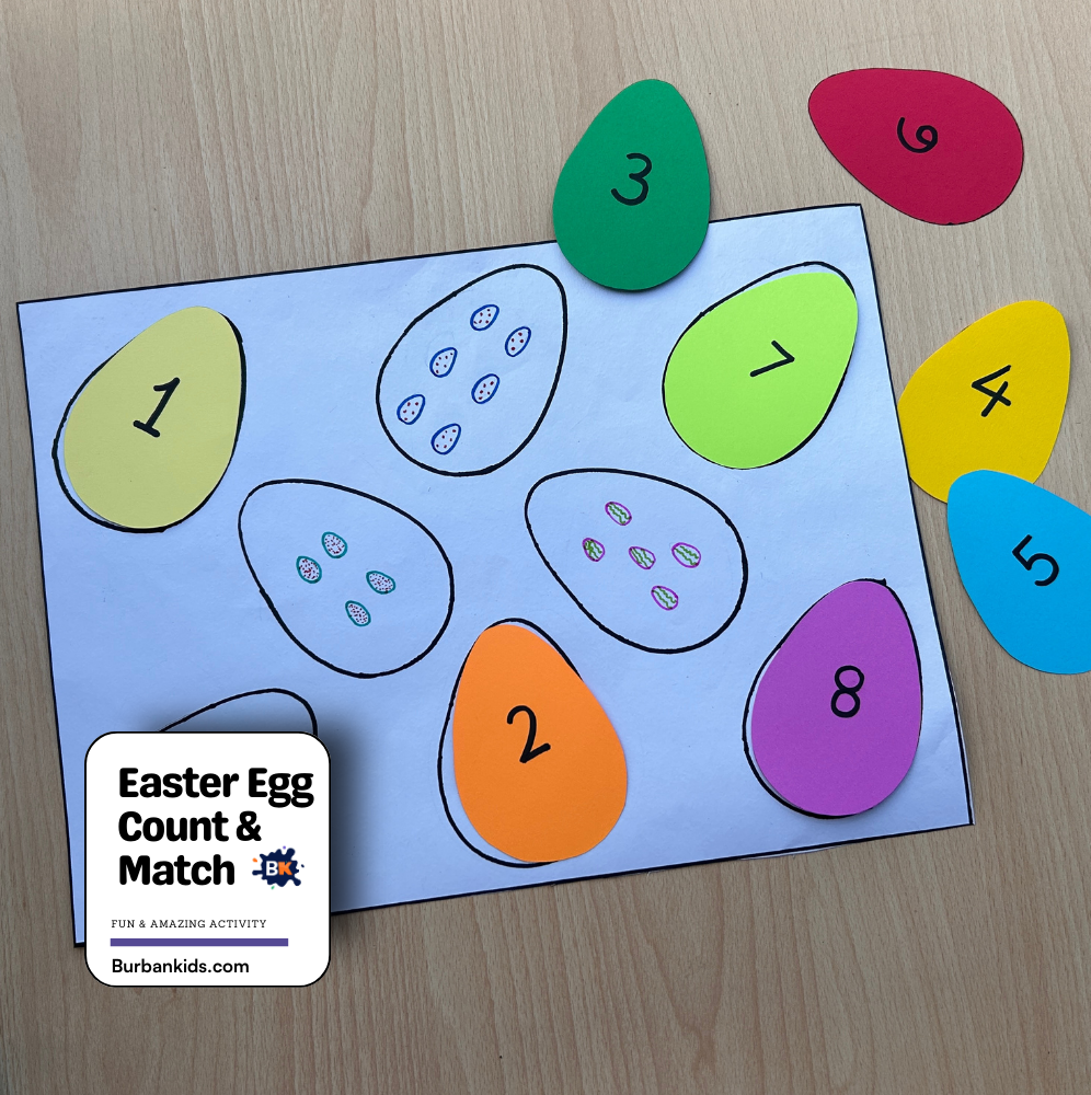 Easter Egg Count & Match Easter Egg Count & Match