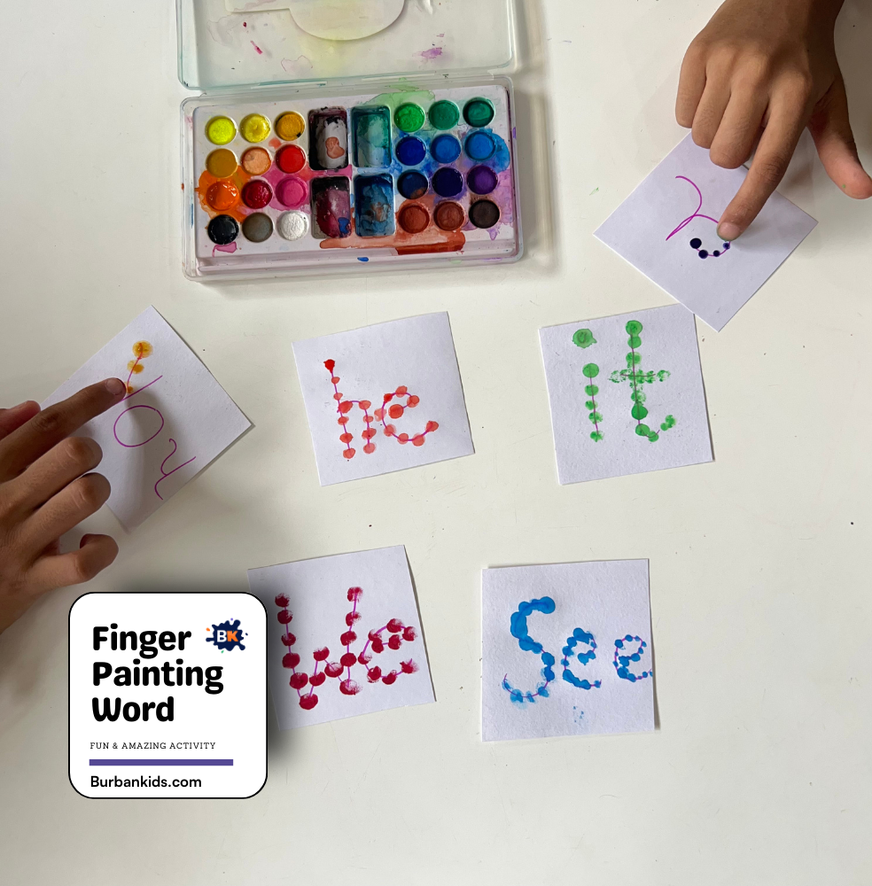 Finger Painting Word Finger Painting Word