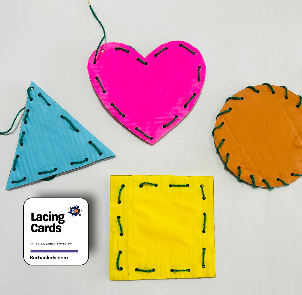 Lacing Cards Activity for Kids Lacing Activity