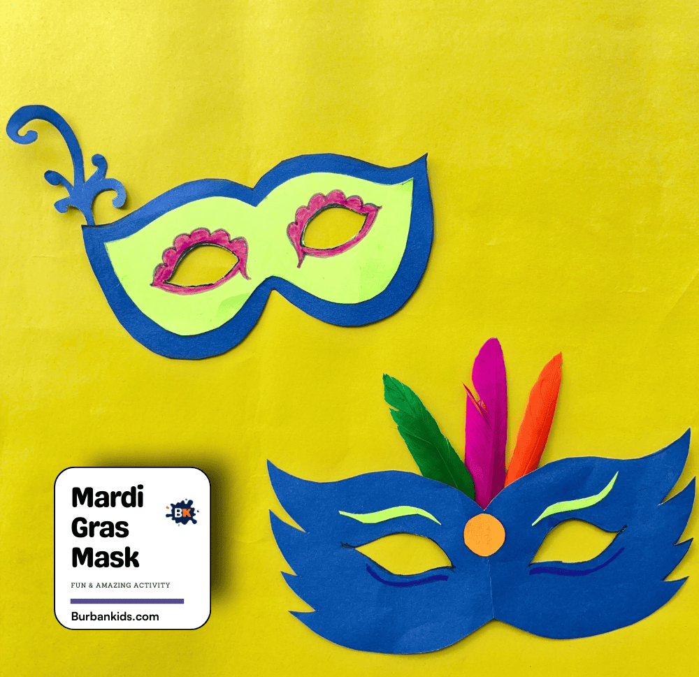 Mardi Gras Mask Making Activity
