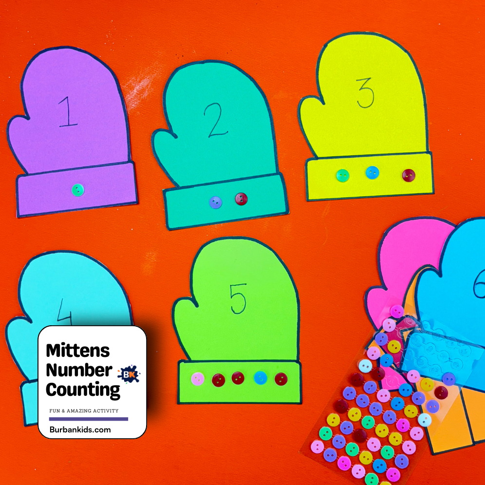 Mittens Number Counting Mittens Number Counting