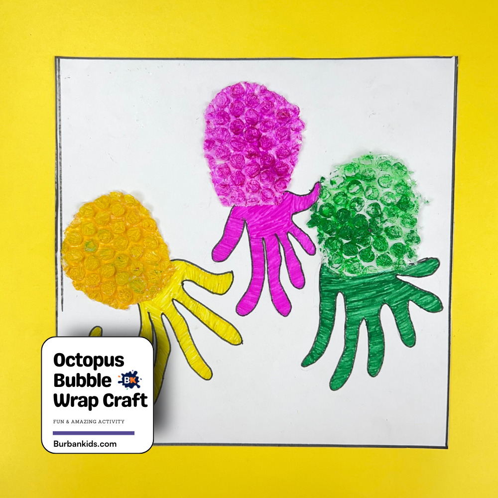 Octopus Bubble Wrap Craft Octopus Bubble Wrap Craft