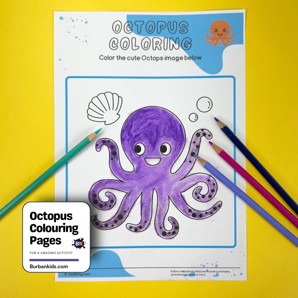 Octopus Colouring Pages Octopus Colouring Pages