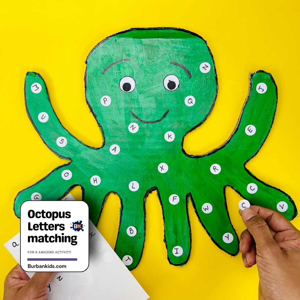 Octopus Letters Matching Octopus Letters Matching
