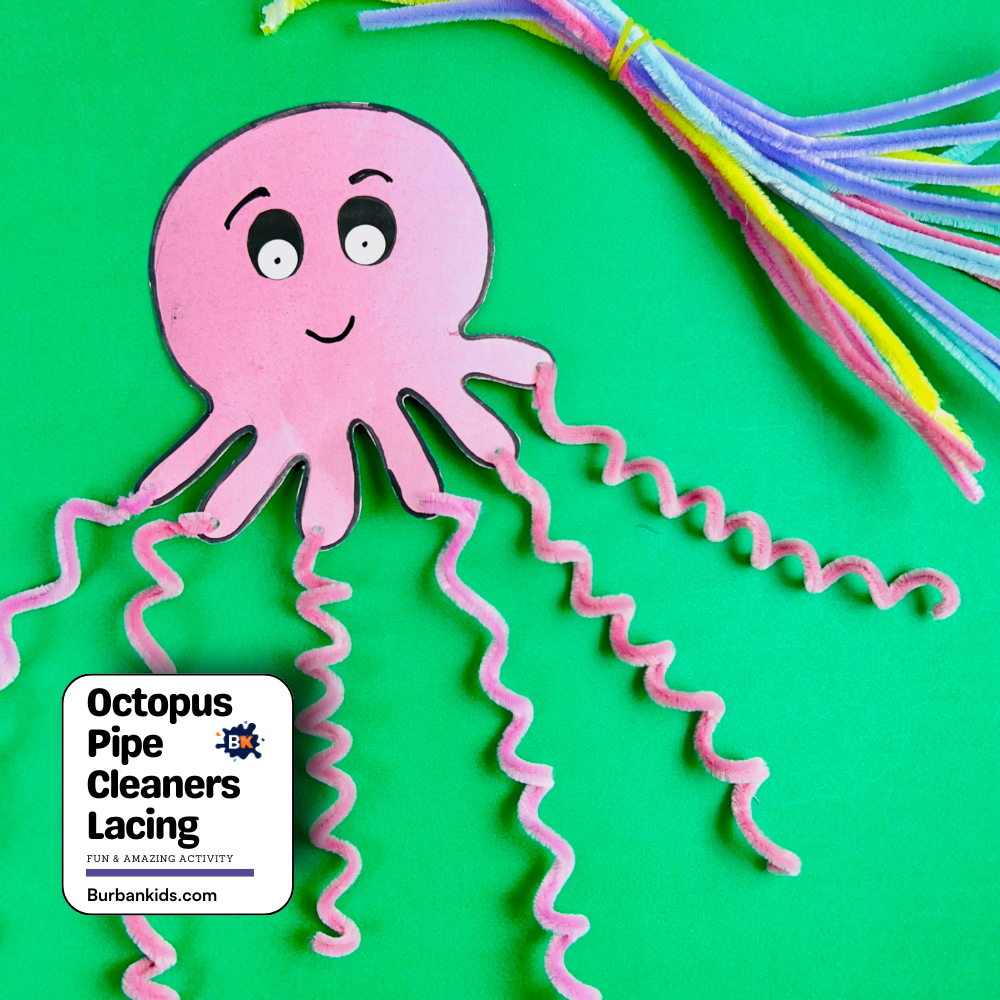 Octopus Pipe Cleaners Lacing Octopus Pipe Cleaners Lacing