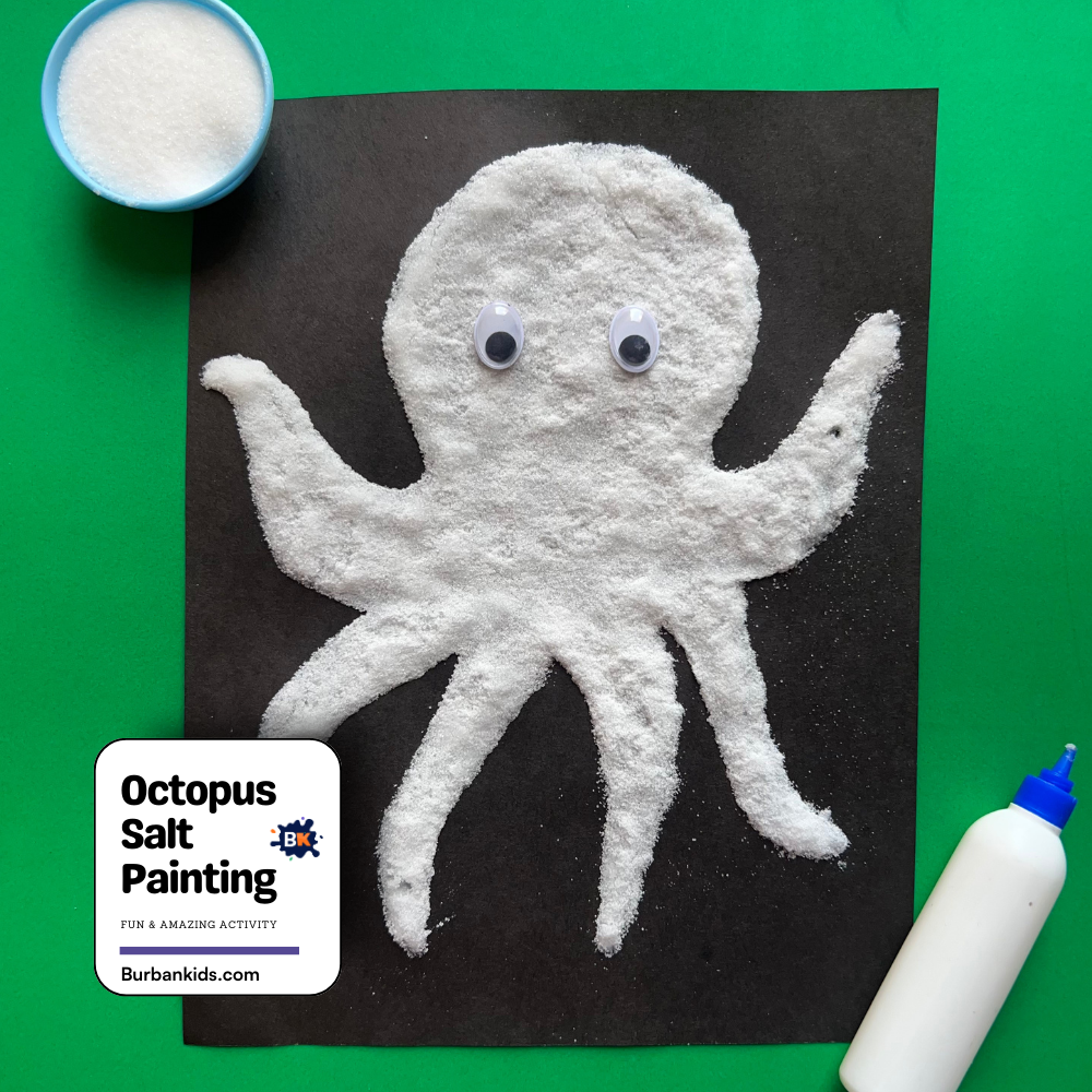 Octopus Salt Painting Octopus Salt Painting