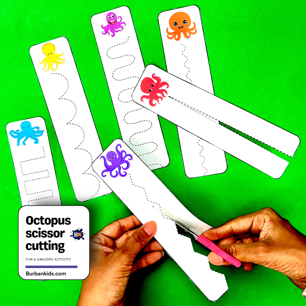 Octopus Scissor Cutting Octopus Scissor Cutting