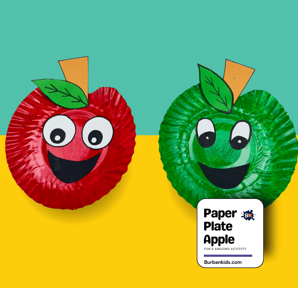 Paper Plate Apple