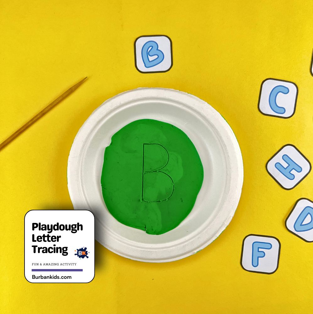 Playdough Letter Tracing Playdough Letter Tracing