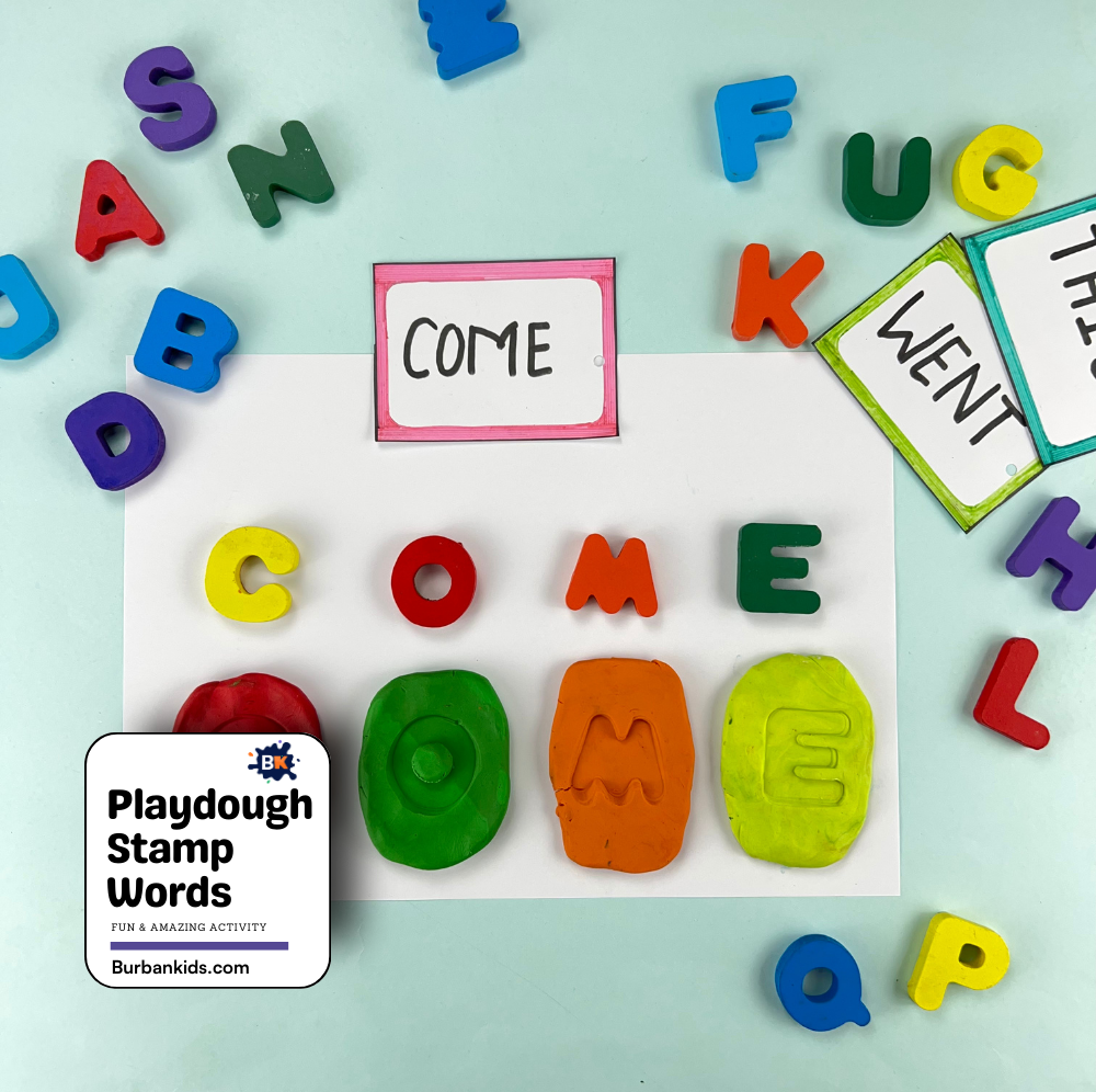 Playdough Stamp Words Playdough Stamp Words