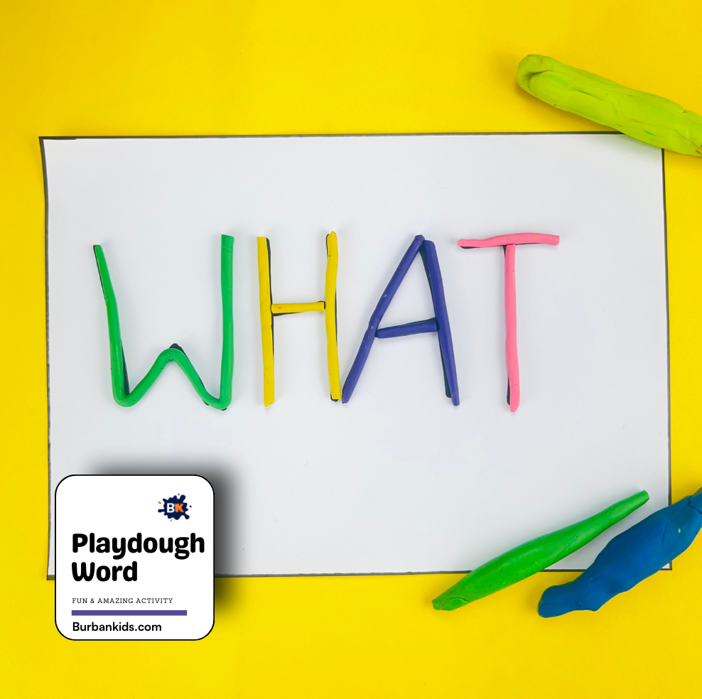 Playdough Word Playdough Word