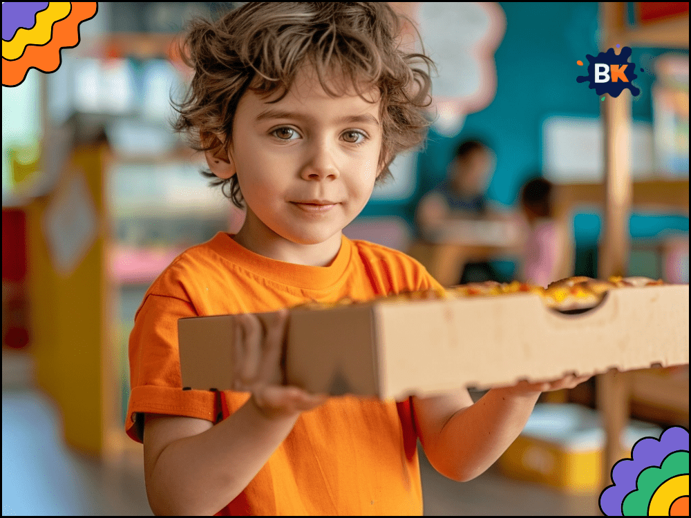Playing Pizza Fraction Game Activity For Kids Playing Pizza Fraction Game Activity For Kids