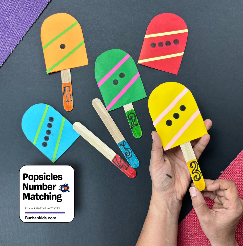 Popsicles Number Matching Popsicles Number Matching