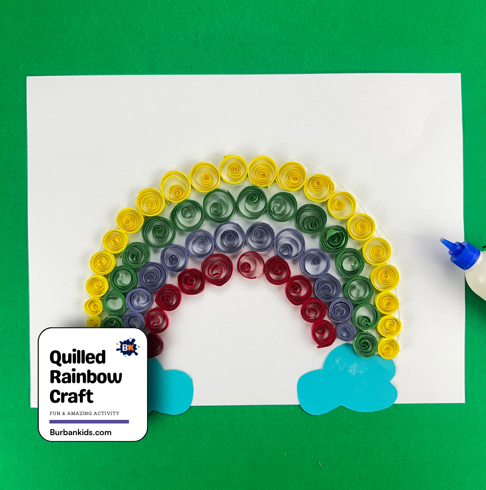 Quilled Rainbow Craft Quilled Rainbow Craft