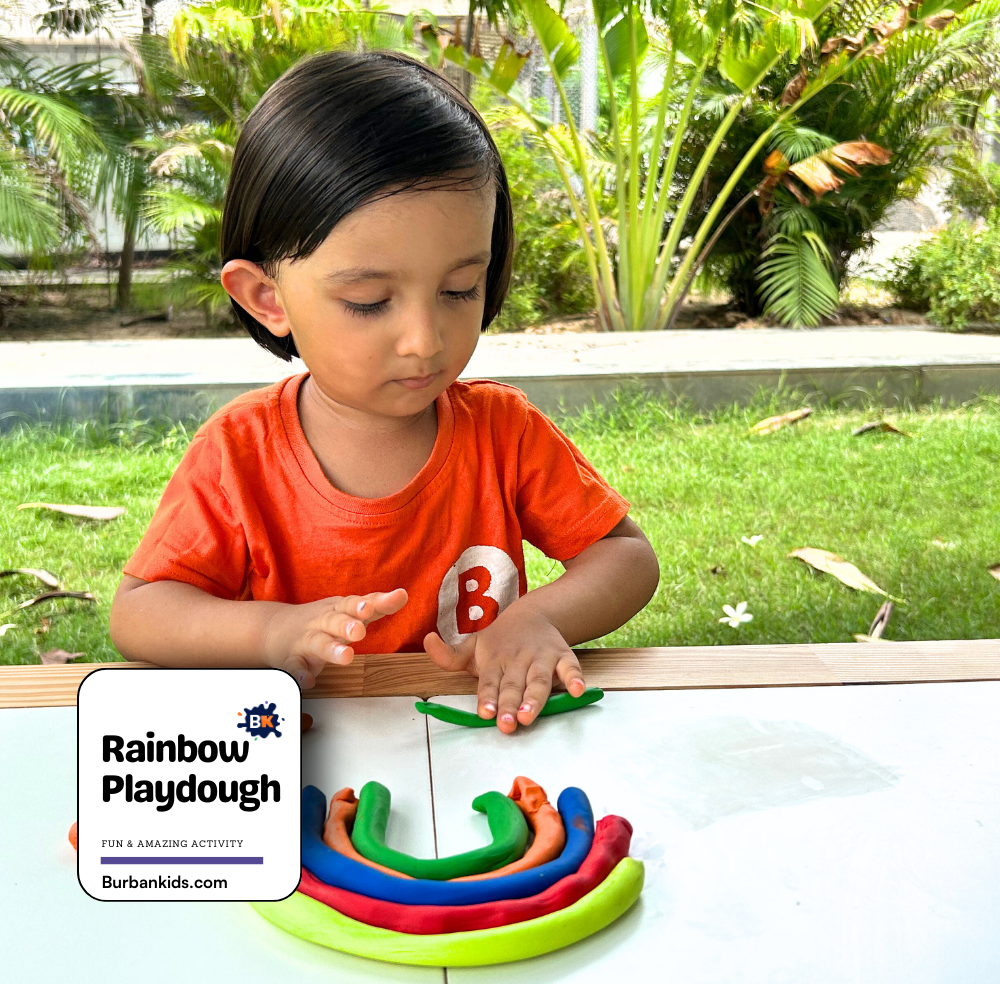 Rainbow Playdough Rainbow Playdough