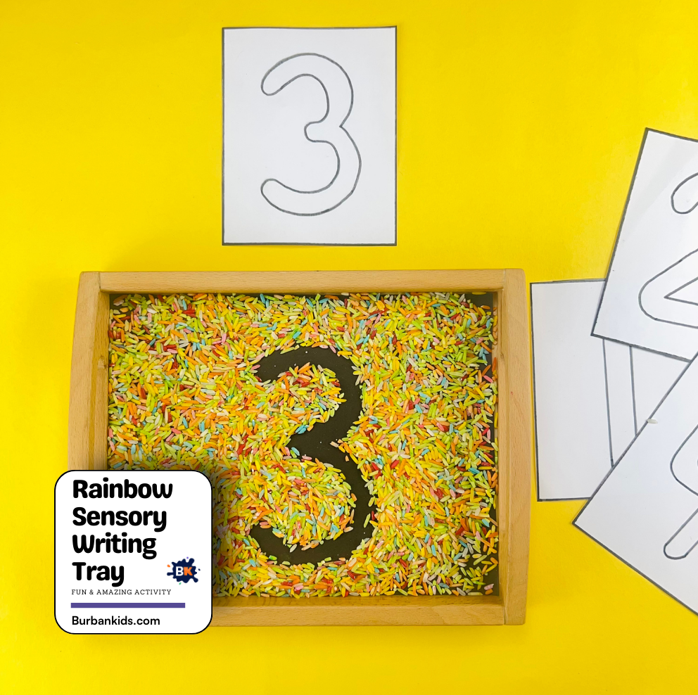 Rainbow Sensory Writing Tray Rainbow Sensory Writing Tray