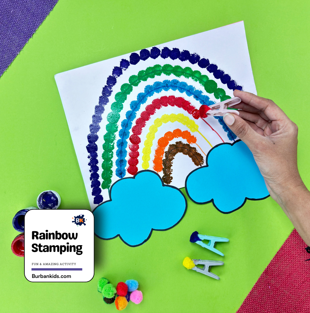 Rainbow Stamping Rainbow Stamping