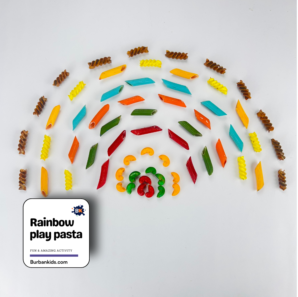 Rainbow play pasta Rainbow Play Pasta