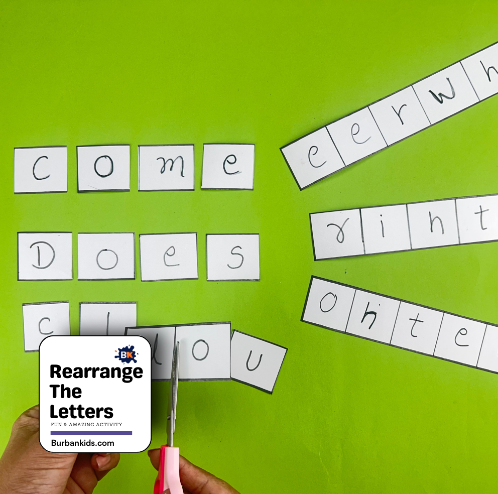 Rearrange The Letters Rearrange The Letters
