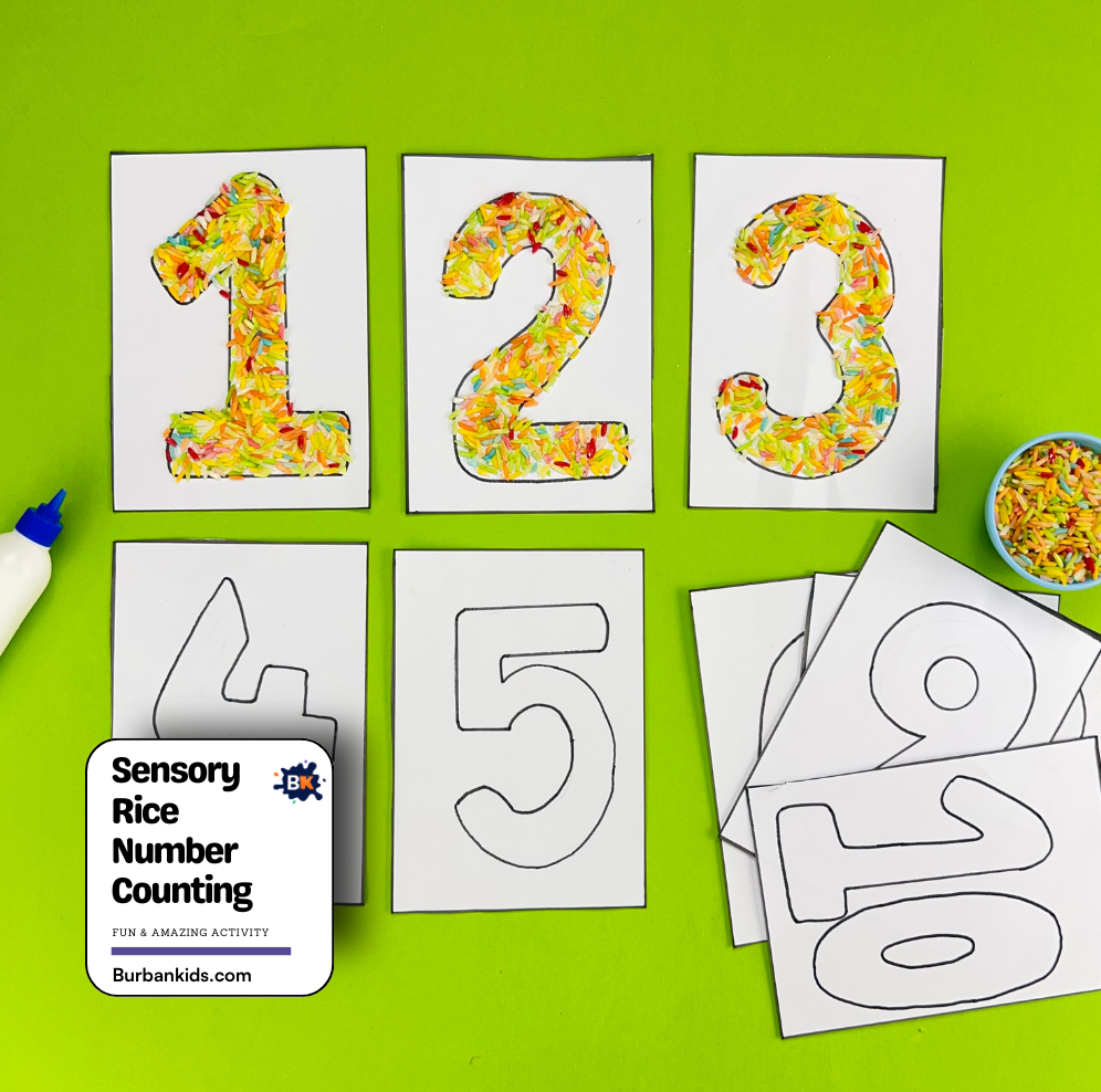 Sensory Rice Number Counting Sensory Rice Number Counting