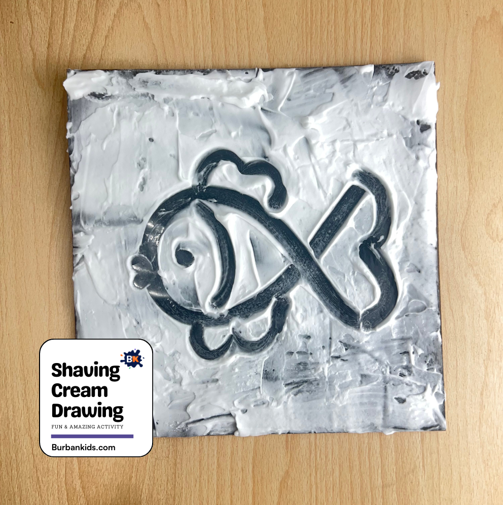 Shaving Cream Drawing Shaving Cream Drawing