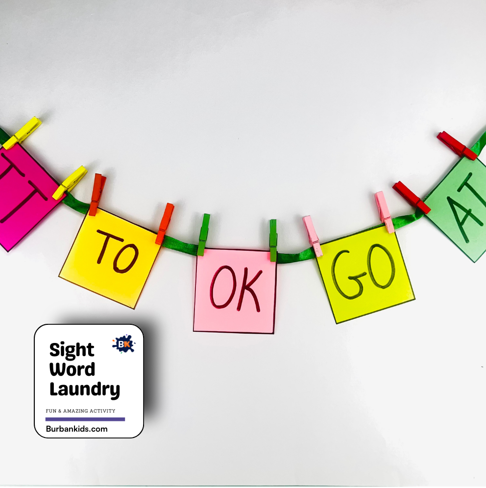 Sight Word Laundry Sight Word Laundry