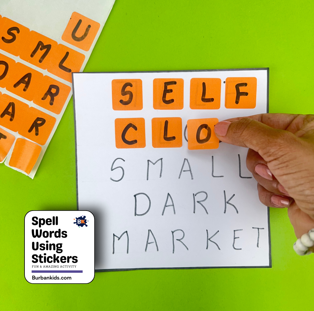 Spell Words Using Stickers Spell Words Using Stickers