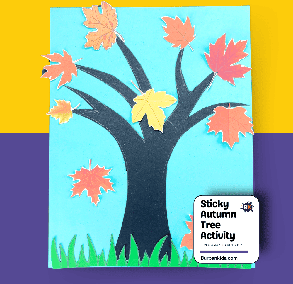 Sticky Autumn Tree Activity