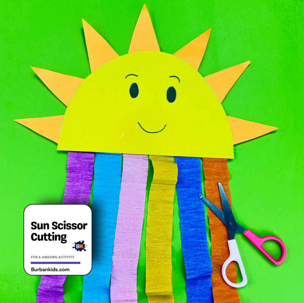 Sun Scissor Cutting Scissor Cutting Practice