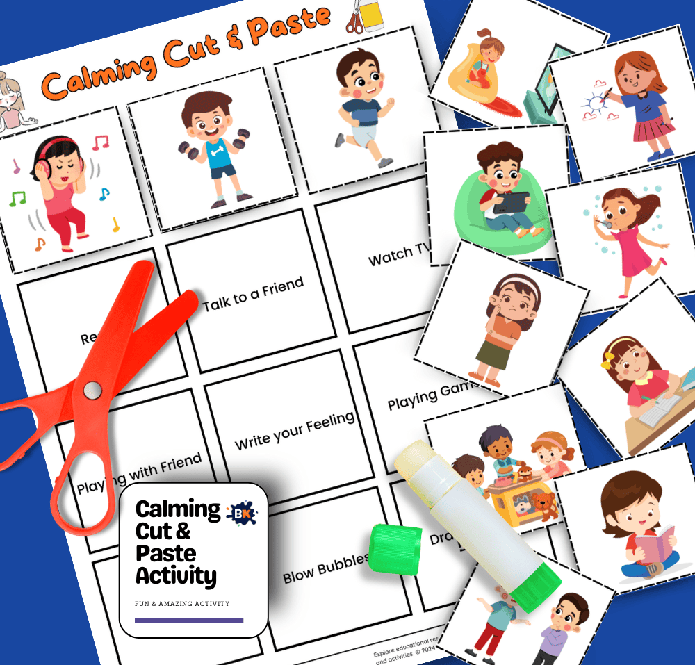 Calming Cut & Paste Activity