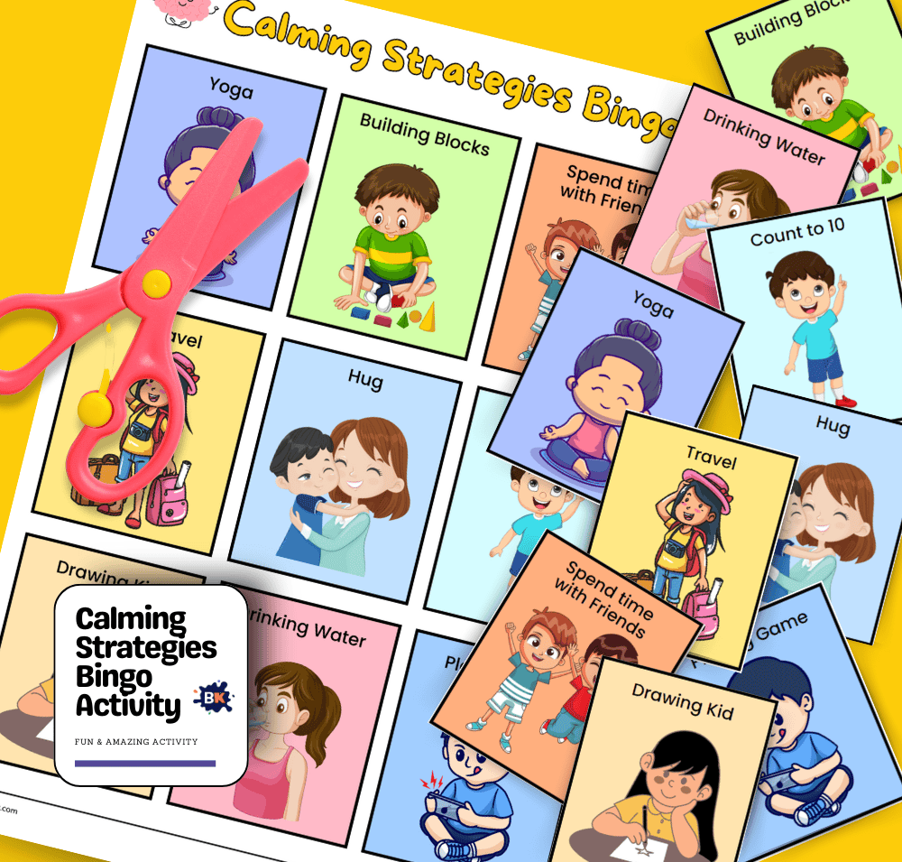 Calming Strategies Bingo Activity