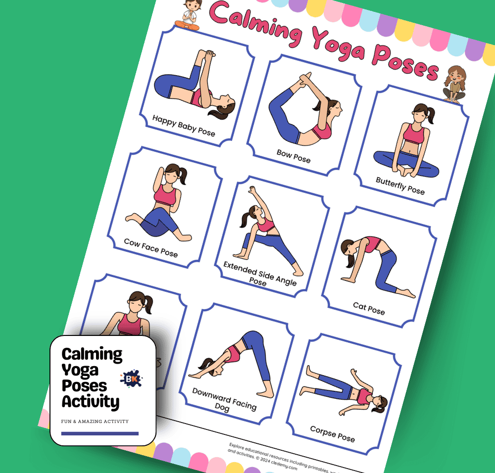 Calming Yoga Poses Activity