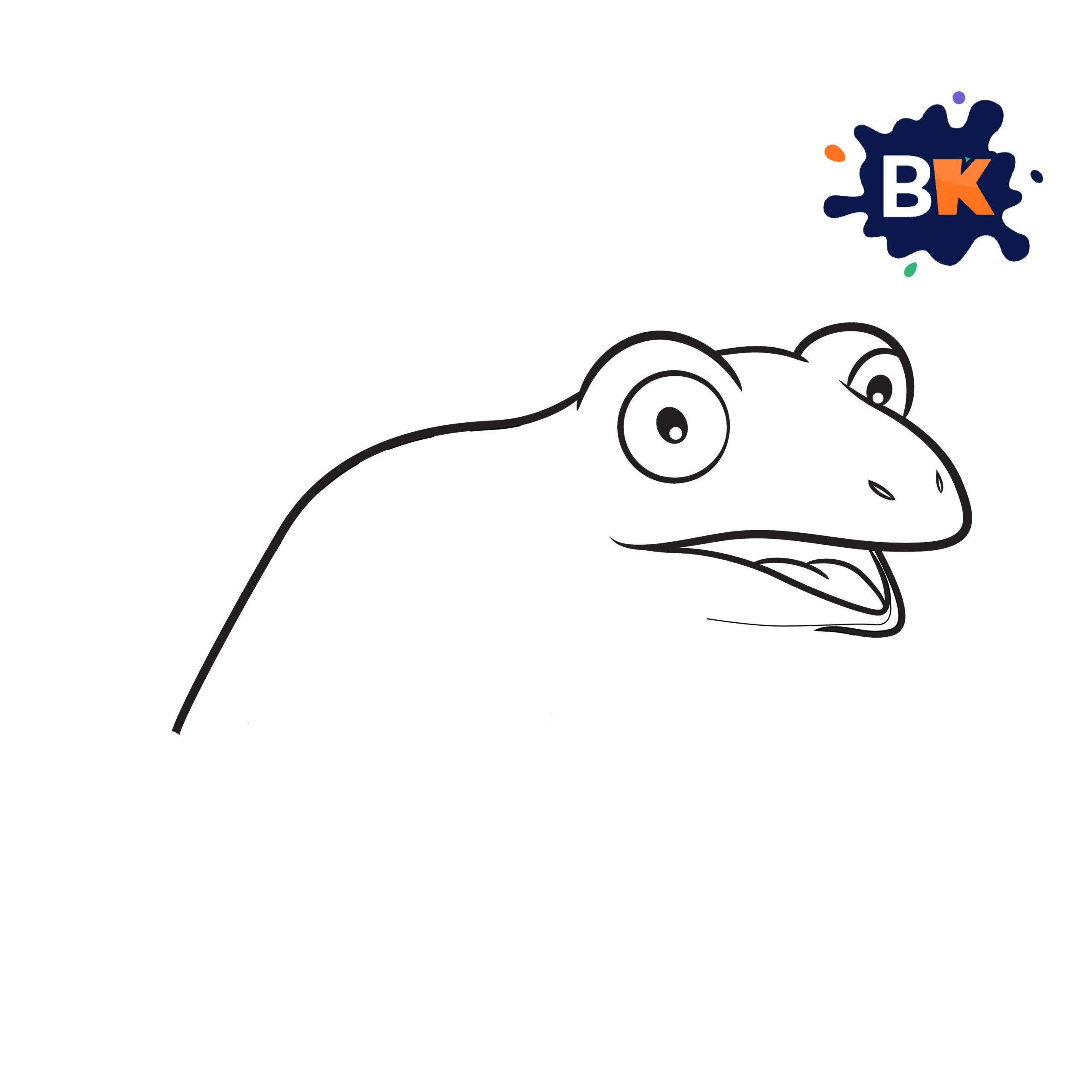How To Draw A Bullfrog Step 4 How To Draw A Bullfrog Step 4
