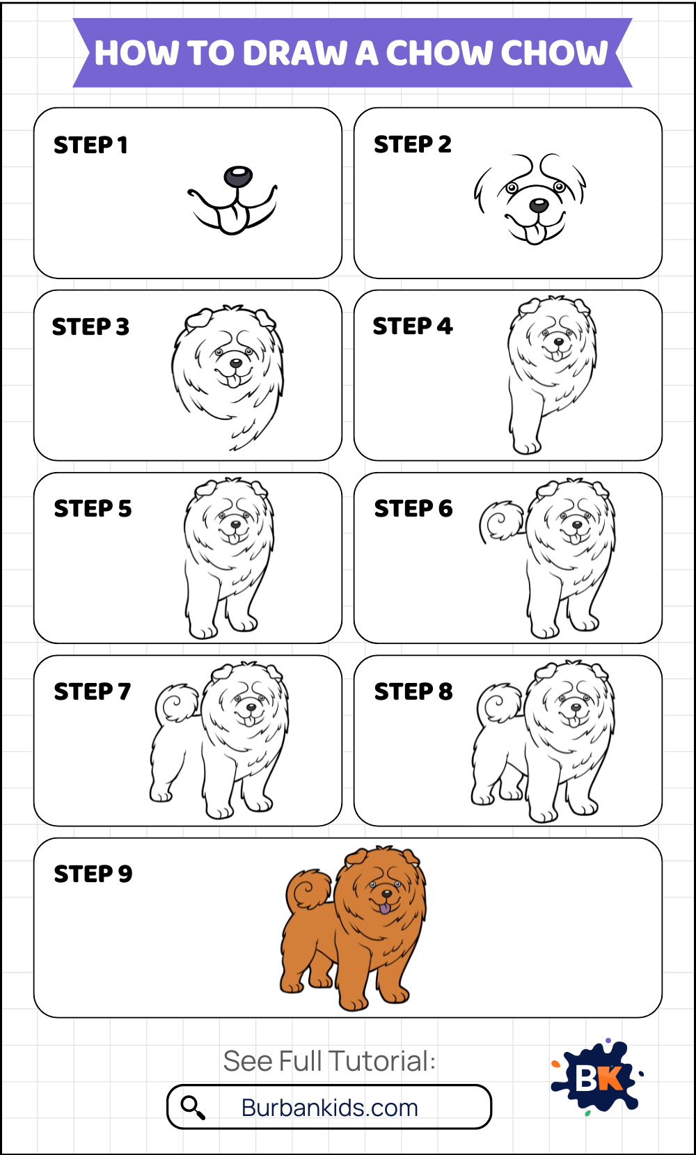 How to Draw Chow Chow How to Draw Chow Chow