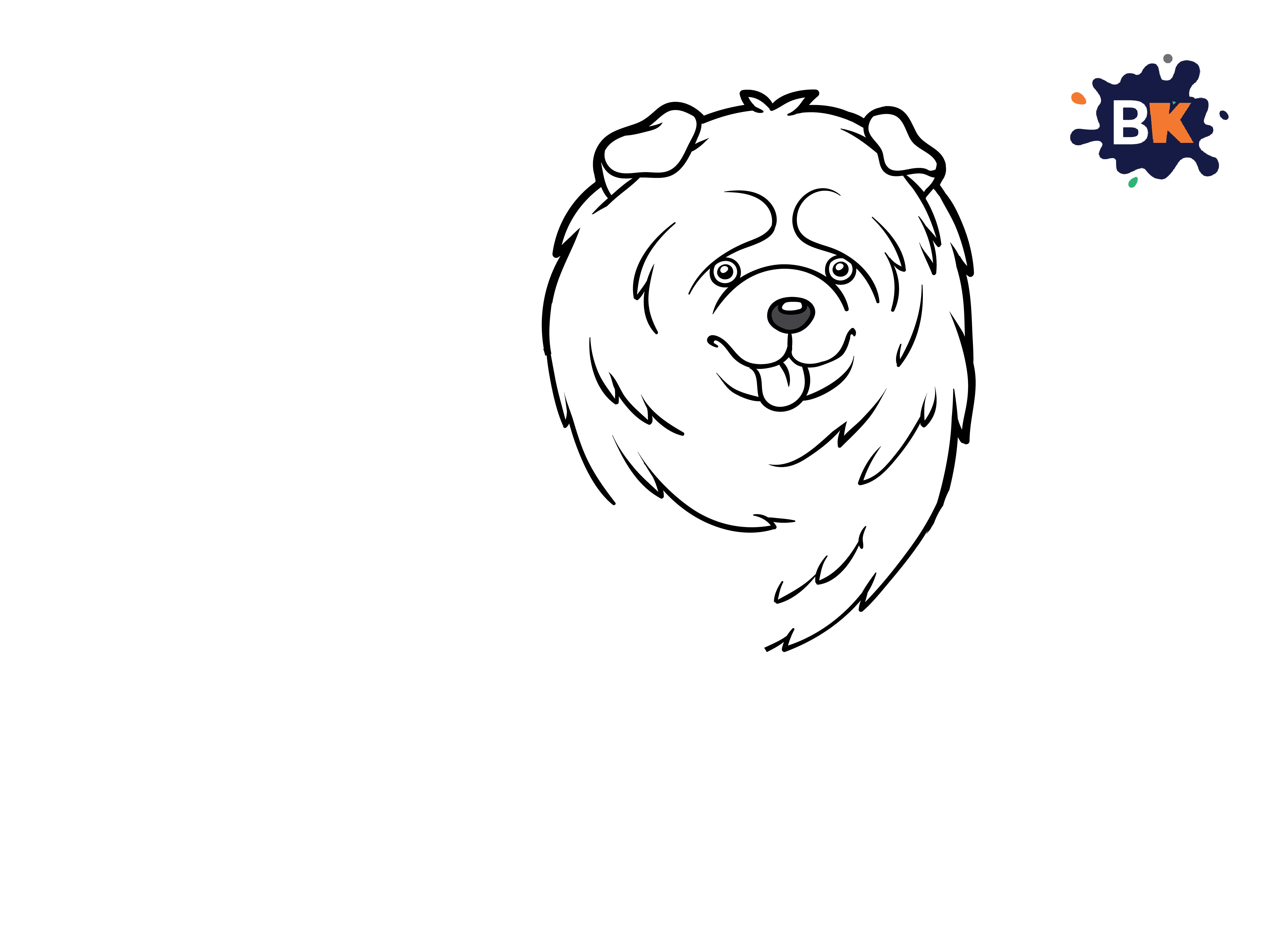 How to Draw a Chow Chow Step 3 How to Draw a Chow Chow Step 3