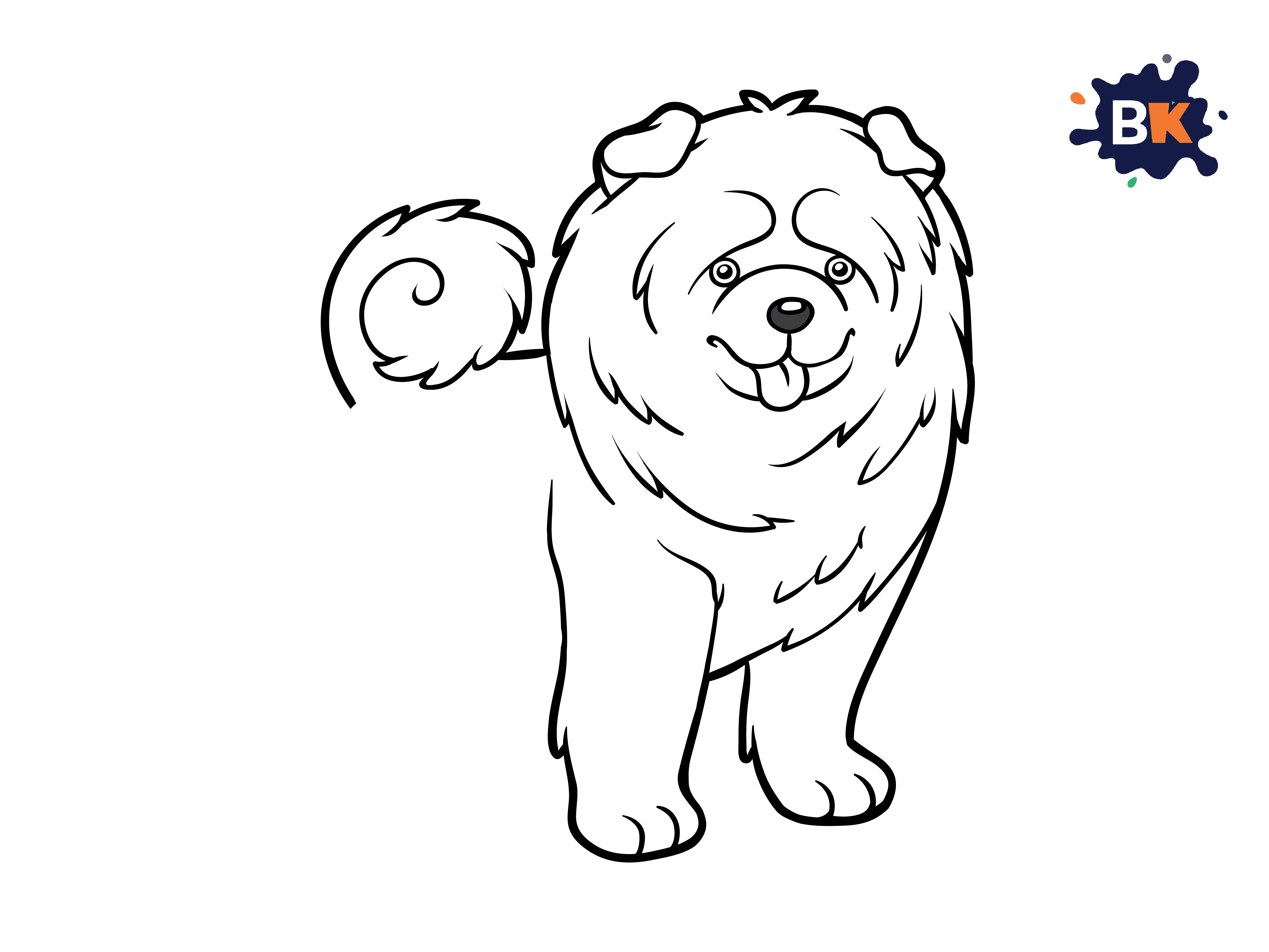 How to Draw a Chow Chow Step 6 How to Draw a Chow Chow Step 6