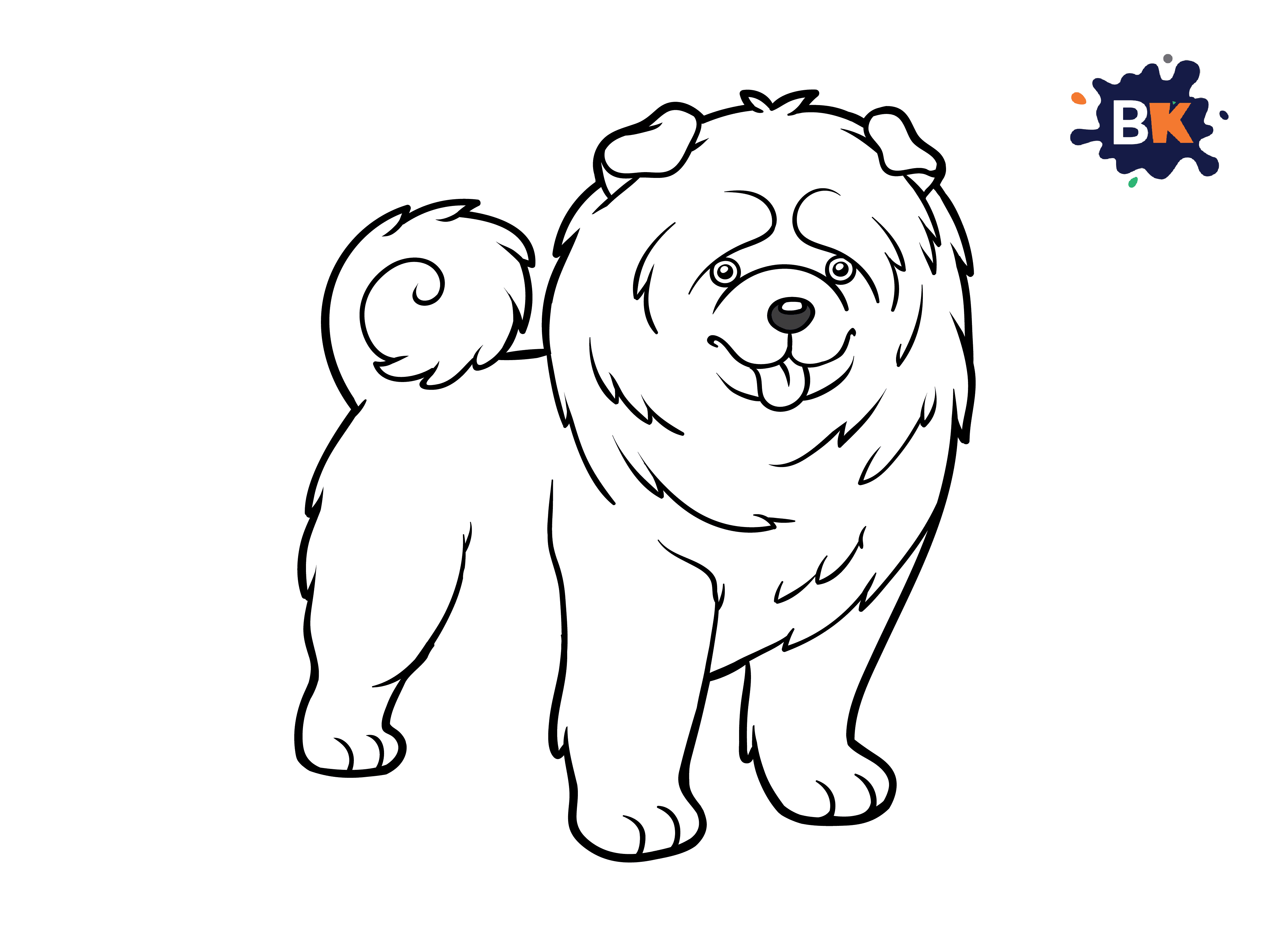 How to Draw a Chow Chow Step 7 How to Draw a Chow Chow Step 7