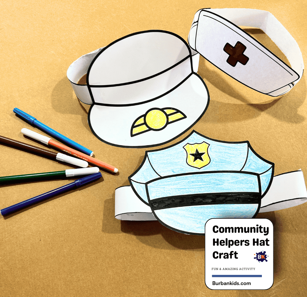 Community Helpers Hat Craft
