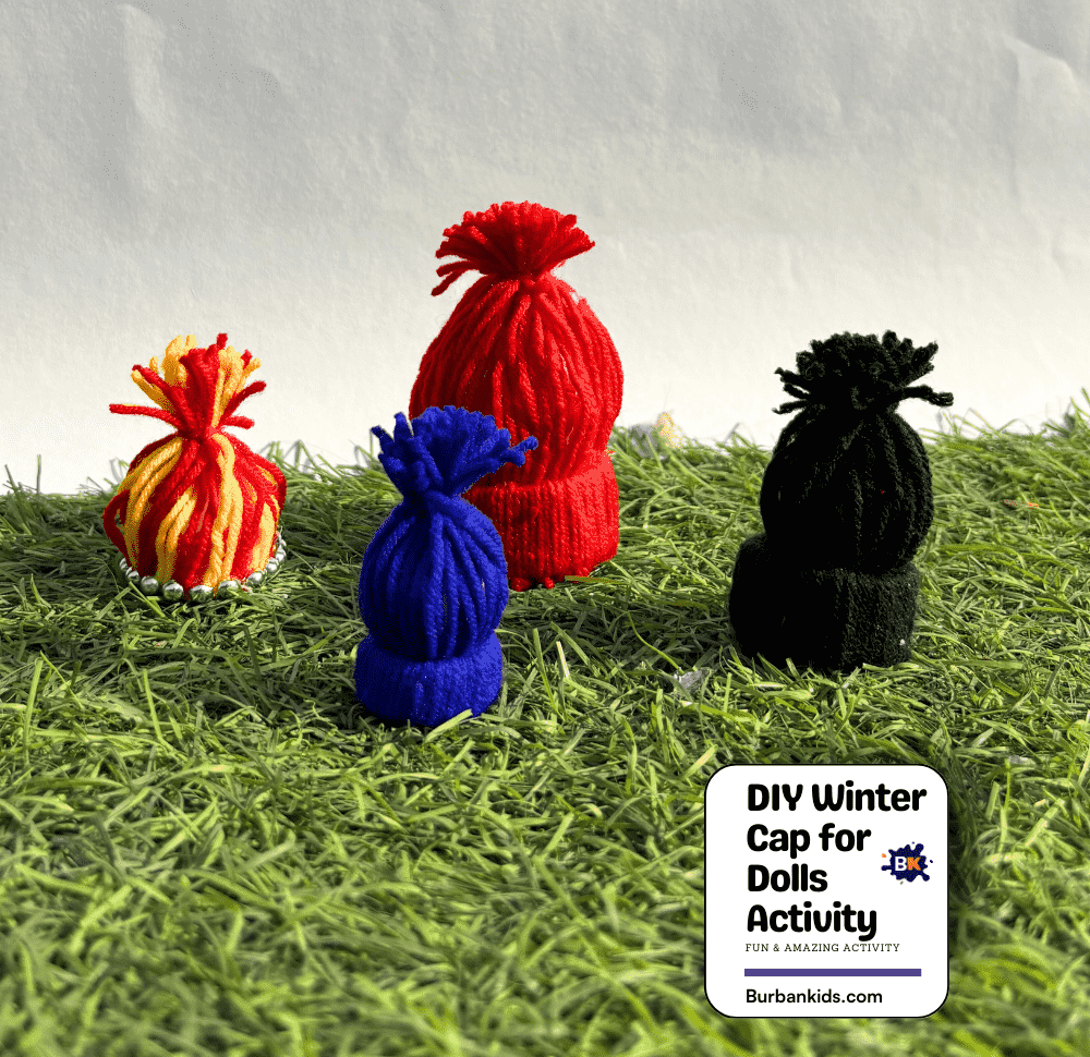 DIY Winter Cap for Dolls Activity