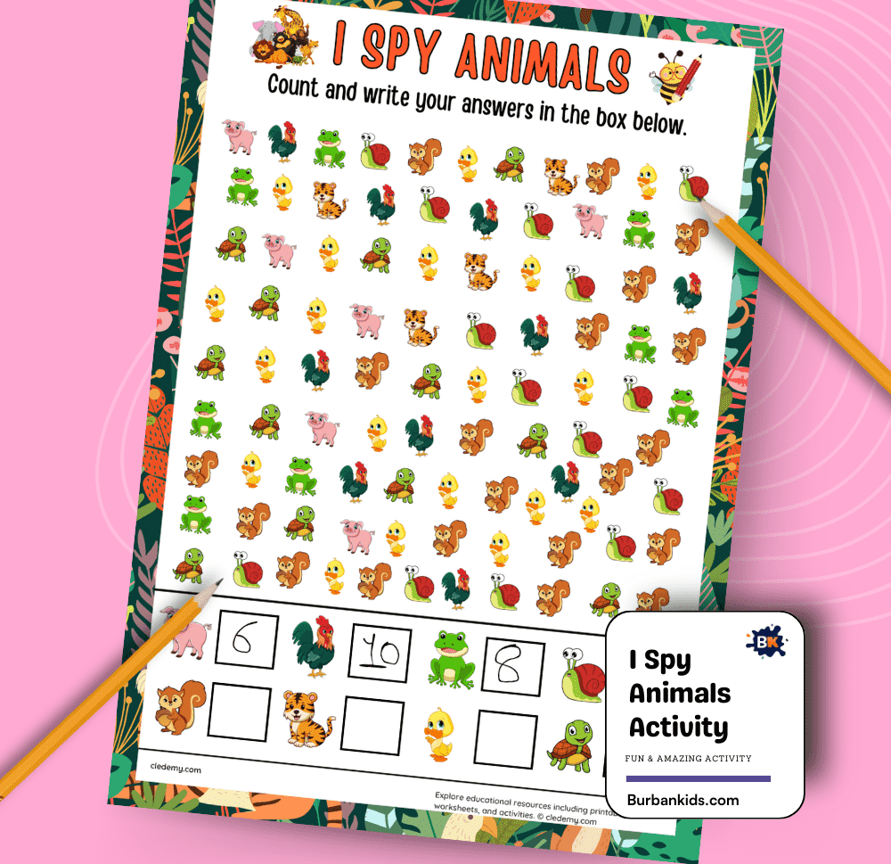 I Spy Animals Activity