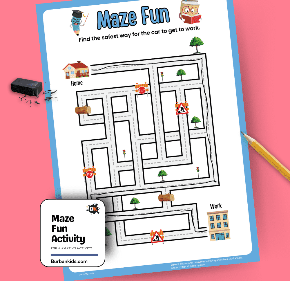 Maze Fun Activity