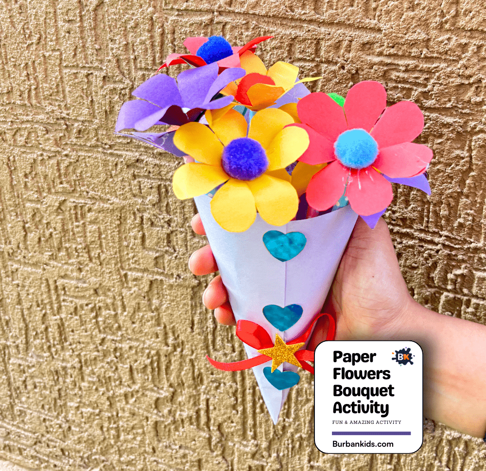 Paper Flowers Bouquet Activity