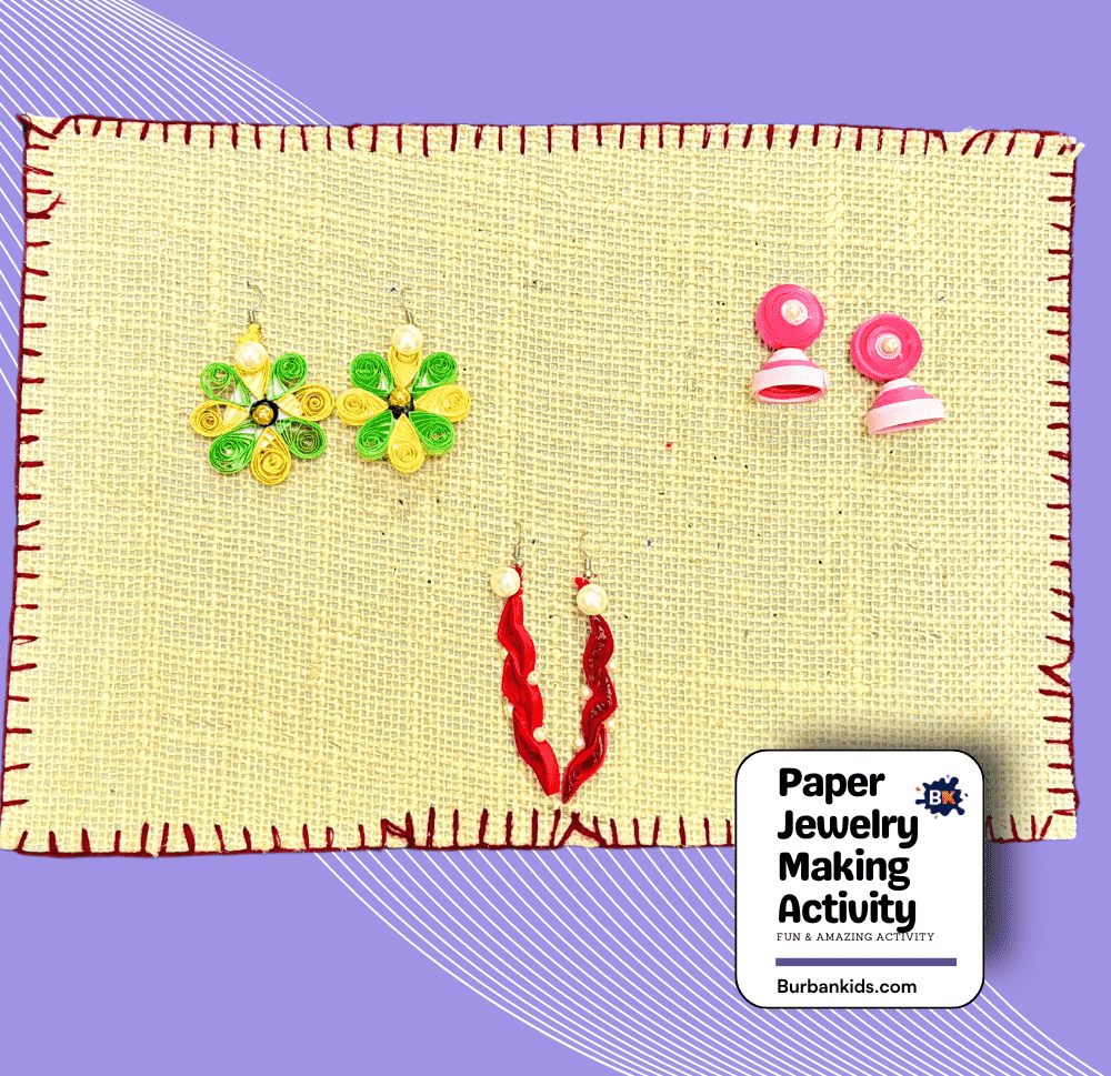 Paper Jewelry Making Activity