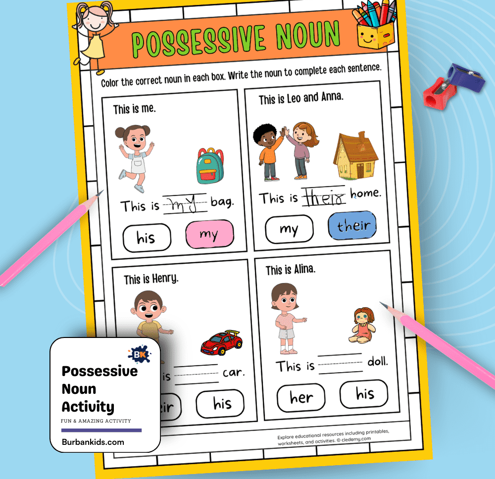 Possessive Noun Activity