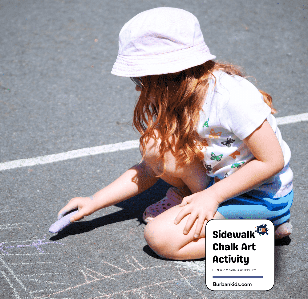 Sidewalk Chalk Art Activity