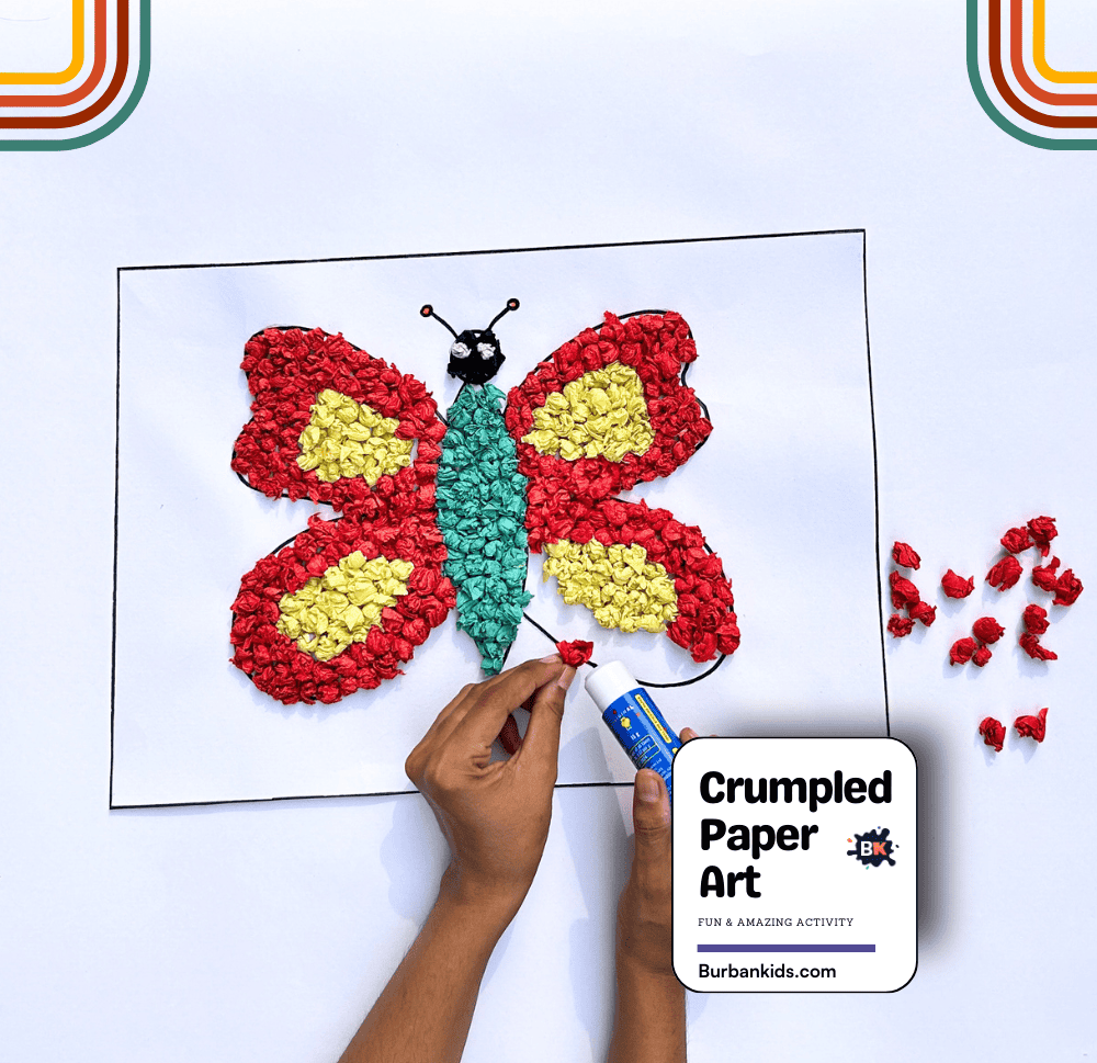 Crumpled Paper Art